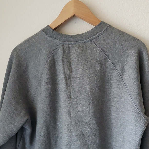 Brunette The Label Heather Grey 'Coffee Now Please' Sweatshirt Sz M/L NWT - Picture 8 of 15